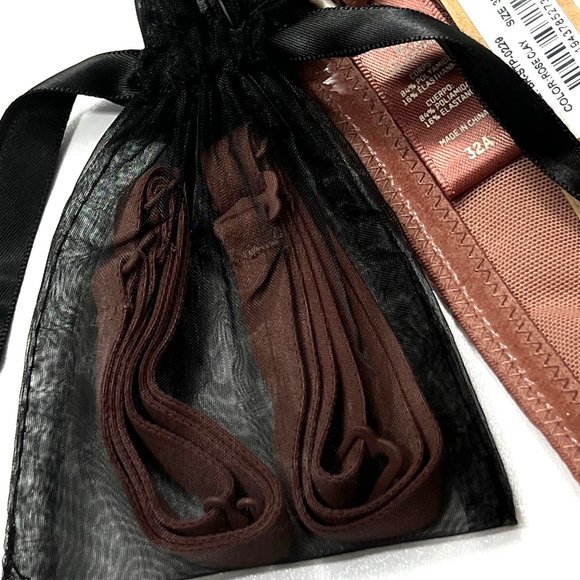 SKIMS Ultra Fine Mesh Strapless Bra Underwire Convertible 32A Rose Clay - Picture 8 of 11